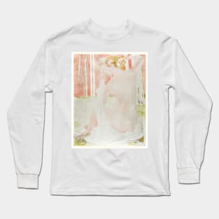 Nymph Crowned with Daisies (1899)  by Maurice Denis Long Sleeve T-Shirt